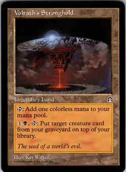 Volrath's Stronghold Stronghold Rare LP Magic: The Gathering Normal - Image 1