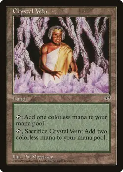 Crystal Vein Mirage Uncommon NM Magic: The Gathering Normal - Image 1