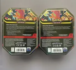 Pokemon TCG - Mega Charizard X and Y ex Tin (Set of 2 Tins) - Brand New Sealed - Image 3