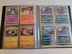 Pokemon Card Lot 4 Pocket Binder Filled W Cards Included W/ Charizard Theme Deck - Image 2