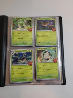 Pokemon Card Lot 4 Pocket Binder Filled W Cards Included W/ Charizard Theme Deck - Image 4