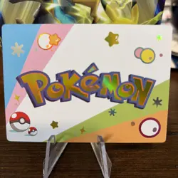 Pokemon Mengka Months August Pikachu Lapras Eevee GR-008 Card Chinese Non TCG - Image 2