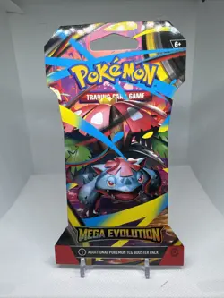 Pokemon Mega Evolution Booster Pack Hanger | Pokemon TCG | Sealed - Image 1