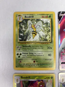 9x Beedrill Pokemon Card Lot - Vintage WOTC Base Set, Arceus, Team Up, 151… - Image 3