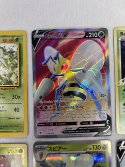 9x Beedrill Pokemon Card Lot - Vintage WOTC Base Set, Arceus, Team Up, 151… - Image 4