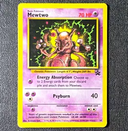 Wizards of the Coast Mewtwo Wotc Promo 14/53 Holo EN 2000 70 HP Psyburn - Image 1