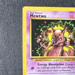 Wizards of the Coast Mewtwo Wotc Promo 14/53 Holo EN 2000 70 HP Psyburn - Image 5