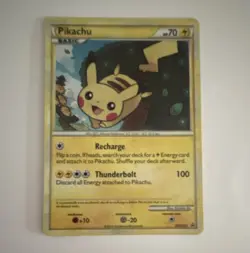 Pikachu HGSS03 HGSS Holo Promo Pokemon TCG Card - Image 1