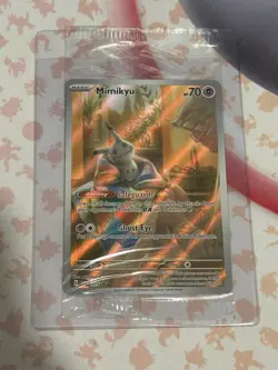 Mimikyu SVP075 Paldean Fates Black Star Promo SEALED Pokemon TCG NM - Image 1