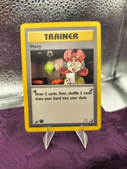 Pokemon Neo Genesis 1st Edition Mary 87/111 Non Holo LP - Image 1