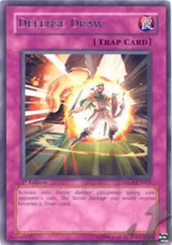 Defense Draw - TDGS-EN065 - Rare - 1st Edition PL/MP Yugioh The Duelist Genesis - Image 1