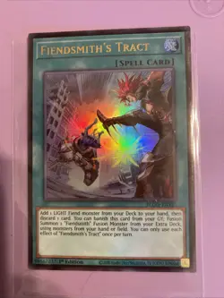 YuGiOh TCG Fiendsmith’s Tract BLGG-EN125 Holo Mint - Image 1