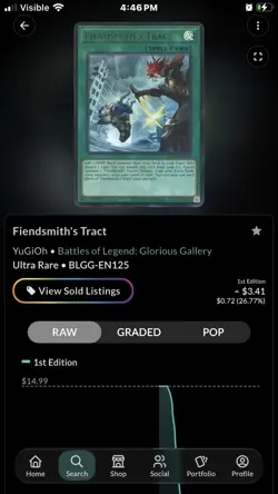 YuGiOh TCG Fiendsmith’s Tract BLGG-EN125 Holo Mint - Image 2