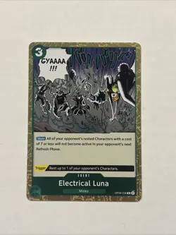 One Piece CCG Two Legends Foil Rare Electrical Luna #OP08-036 - Image 1