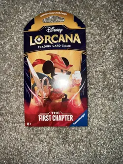 Disney Lorcana The First Chapter Sleeved Blister Booster Pack New/Sealed Mickey 4050368981721 - Image 1