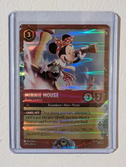 Disney Lorcana Minnie Mouse - Pirate Lookout Foil - Disney Cruise Line Exclusive - Image 1