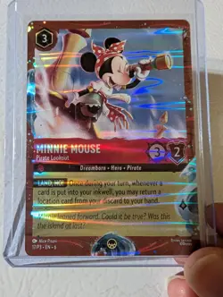 Disney Lorcana Minnie Mouse - Pirate Lookout Foil - Disney Cruise Line Exclusive - Image 3