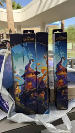 Lorcana Disney Parks Exclusive Winnie The Pooh Foil Playmat Hunny IN HAND! - Image 1