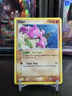 Gligar 57/115 Unseen Forces STAMPED Reverse Holo Pokemon Card LP - Image 1