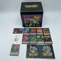 WEIRD N WILD CREATURES Collector Card Set Box Lot Dinosaurs Animals Mythical - Image 1