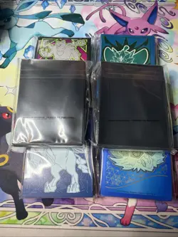 Pokemon Card Sleeves Lot of 6 Sealed ETB/Collection Box Sleeves Mixed - Image 2