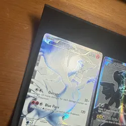 Pokemon TCG Reshiram 113/114 Zekrom 114/114 Black and White Holo Card Full Art - Image 2
