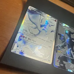 Pokemon TCG Reshiram 113/114 Zekrom 114/114 Black and White Holo Card Full Art - Image 3