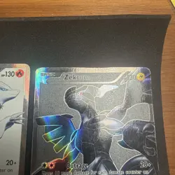 Pokemon TCG Reshiram 113/114 Zekrom 114/114 Black and White Holo Card Full Art - Image 5