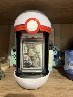 Pokemon Pokeball PSA Card Holder - 3D Insert And Tins NO CARD - Image 1