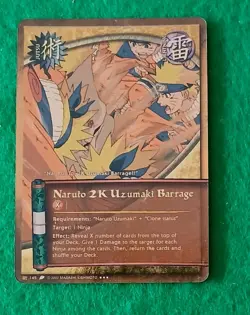 Lot Of 5 Naruto Collectible Card Games- All Super Rare All Holo.EX-NM - Image 4