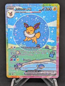 BUBBLE JOLTEON EX POKEMON CARD * FAN ART * MEW FRIENDS Paldean 232/091 - Image 1
