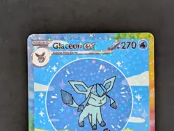 BUBBLE GLACEON EX POKEMON CARD * FAN ART * MEW FRIENDS Paldean 232/091 - Image 2