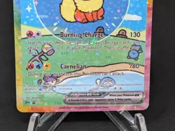 BUBBLE FLAREON EX POKEMON CARD * FAN ART * MEW FRIENDS Paldean 232/091 - Image 3