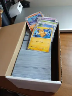 One Box Full of Pokemon TCG Cards - Image 1