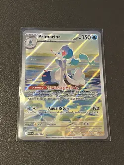 Primarina 088/084 PBL en Holo Full Art 150HP Water Pokemon TCG Card - Image 1