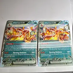 Charizard ex 196 + Hop's Zacian ex 193 7-JUMBO Card Lot Pokemon TCG English Holo - Image 2