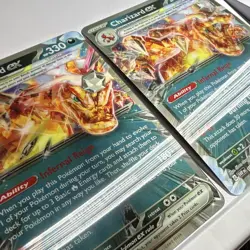 Charizard ex 196 + Hop's Zacian ex 193 7-JUMBO Card Lot Pokemon TCG English Holo - Image 3