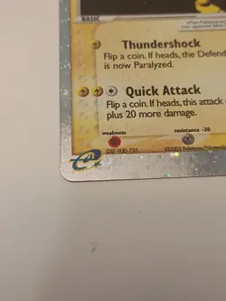 Electabuzz ex 97/109 Ruby and Sapphire Holo Pokemon Card - Image 2