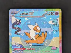 BUBBLE LATIAS EX POKEMON CARD * FAN ART * MEW FRIENDS Paldean 232/091 - Image 2