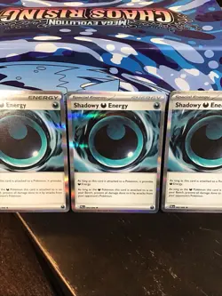 Pokemon TCG Shadowy Energy Card Lot (3) - 083/084 PBL Foil Special Energy NM - Image 1