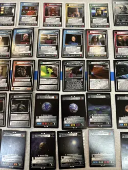 Star Trek CCG 45-Card Promo Lot Lightly-Played (see photo and description) - Image 3