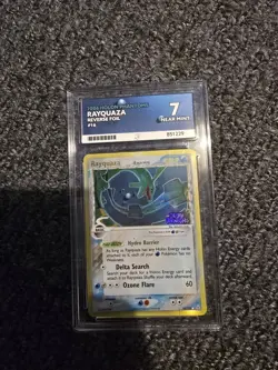 Rayquaza Holon Phantoms Reverse Holo Card 16/110 Delta Species Graded Ace 7 - Image 2