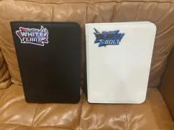 Lot Of (2) Vault X Black & White Trading Card Binder 9 Pocket TCG Holder SV10.5 - Image 2