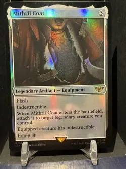 MTG Mithril Coat #245 FOIL LOTR Legendary Equipment - Image 1