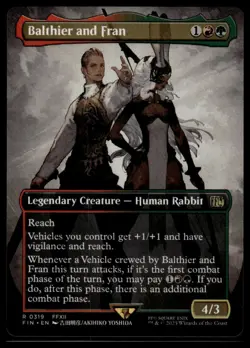 Balthier and Fran (Borderless) #319 Final Fantasy Non Foil - Image 1