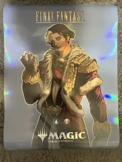 MTG x Final Fantasy XIV Emet-Selch Holographic WPN Store Poster Promo Rare 24x18 - Image 1