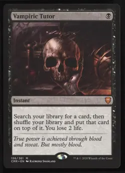 VAMPIRIC TUTOR Commander Legends Magic: The Gathering NM - Image 1