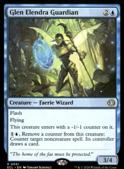 Glen Elendra Guardian - Lorwyn Eclipsed ECL - 51 - MTG Magic - Image 1