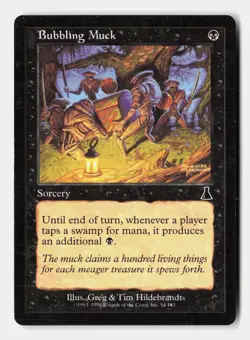 Bubbling Muck 54 Common Urza's Destiny Magic: The Gathering Lightly Played - Image 1
