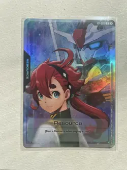 Gundam Card Resource Suletta Mercury Aerial RP-009 P Promo ENGLISH GENCON 2025 - Image 1